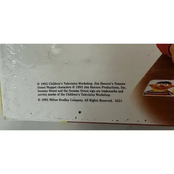 Sesame Street Kids Scrabble Game by Milton Bradley 1992 Vintage Game New Sealed - Picture 12 of 12